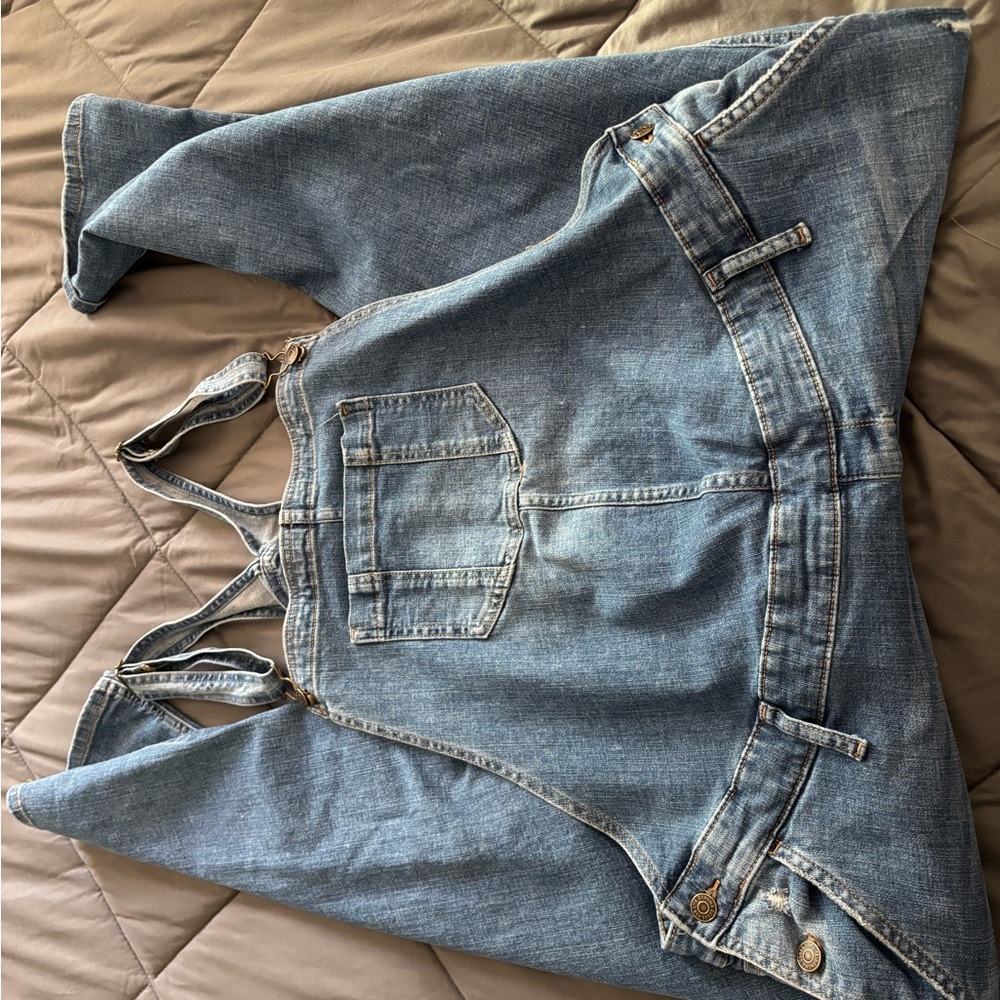 Women's Maternity Denim Overalls